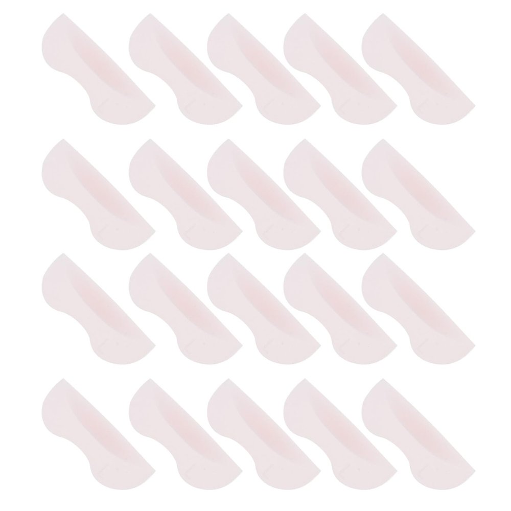 20 Pink Silicone Eyelash Lift Pads for Beauty Salons