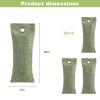 4-Pack Bamboo Activated Charcoal Shoe Odor Eliminator Bags view 2