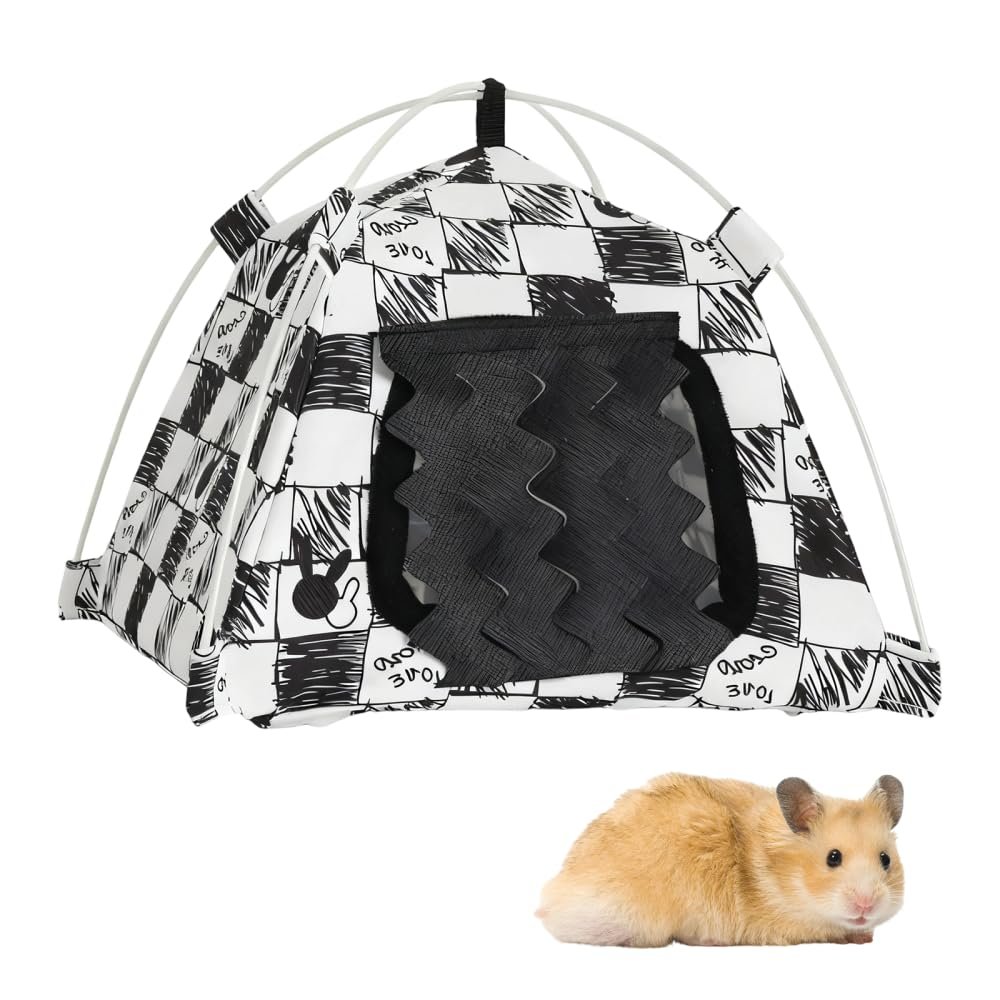 BDKMMS Small Pet Camping Tent with Adjustable Door