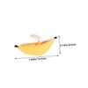 FRCOLOR 4-Piece Banana Hamster Bed Hammock, Soft Cotton Fleece Hanging Sleeping House for Small Pets view 2