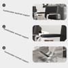 Adjustable Barber Chair, 360° Swivel, 200 kg Capacity, Black view 3