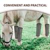 FONDOTIN 4-Piece Mesh Fly Boots for Horses, Black view 3