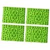 Green Foot Massage Plates, 4-Pack, Foldable TPE for Home and Office view 1
