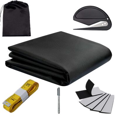 Stick-On Blackout Curtains, Blackout Without Drilling