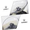 Gray Plastic Hamster Wheel with Steel Ball Bearing view 3