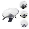 Gray Plastic Hamster Wheel with Steel Ball Bearing view 4