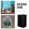 Supvox Silver-Coated, Dust-Resistant Bird Cage Cover for Small, Medium, and Large Cages view 3