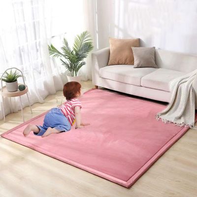 Baby Crawling Mat 160 x 250 cm, Non-Slip, Soft Short-Pile Rug