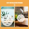 BESPORTBLE 2-Piece Acrylic Aquarium Cover with Hole for Round Tanks view 3