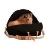 Ksikdeg Convertible Dog Car Carrier with Non-Slip Base and Safety Rings view 1