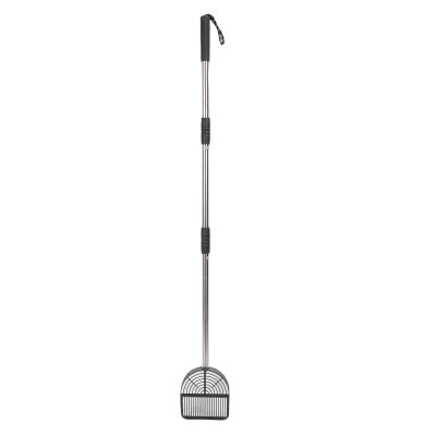Fdit Adjustable Cat Litter Scoop with Long Handle, Stainless Steel, for Home/Beach