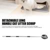 Fdit Adjustable Cat Litter Scoop with Long Handle, Stainless Steel, for Home/Beach view 2