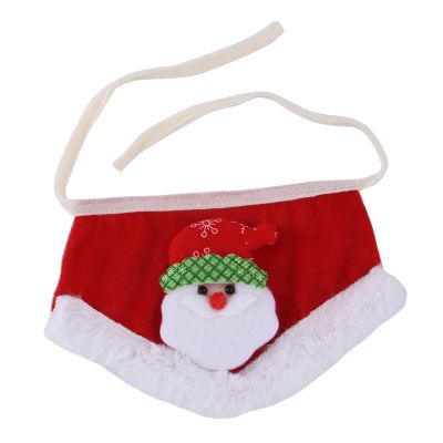 CAZSTYK Stylish Pet Bandana, Christmas Design, Green/Red