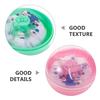 FRCOLOR 3-Piece Powder Puff with Container and Storage Box, Travel Case for Body Powder, Baby Powder, and Makeup view 3