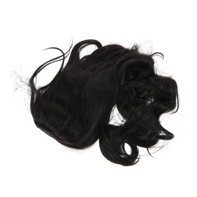 STOBAZA Long Wavy Black Wig for Women, Heat-Resistant, Middle Part, for Cosplay, Halloween and Costumes