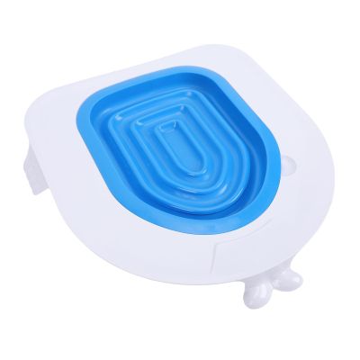 Dpofirs Cat Toilet Training Kit, Non-Slip Step Design, Easy-Clean Training, Suitable for All Ages, Plastic