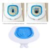 Dpofirs Cat Toilet Training Kit, Non-Slip Step Design, Easy-Clean Training, Suitable for All Ages, Plastic view 2