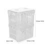 SEWACC 2-Piece Aquarium Fry Rearing Box, Acrylic Fish Nursery, Floating Fish Breeding Box with Breathable Design, Isolated Breeding Box for Guppies and Betta Fish view 2