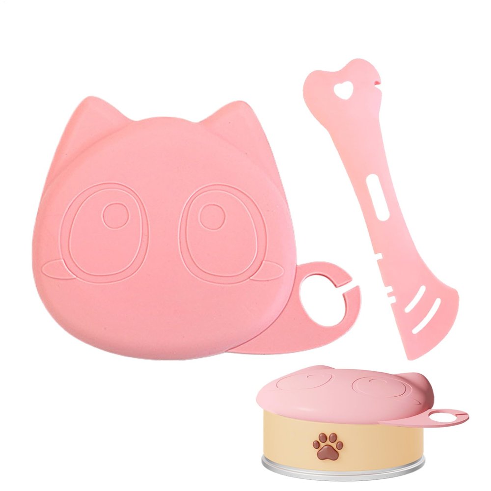 Cat Food Can Lid with Spoon