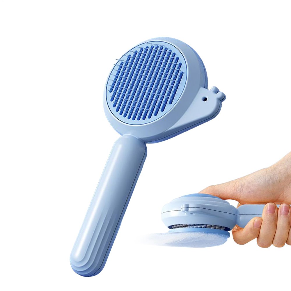 Indoor Cat Brush with Release Button