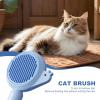 Indoor Cat Brush with Release Button view 2