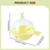MotiveTech Whale-Shaped Bird Bath for Cages, Yellow view 4