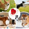 Dog Cowboy Hat | Adjustable Headwear for Costumes and Accessories - Christmas Design view 4