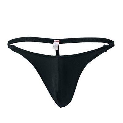 Generic Stretch Men's G-String Underwear, Briefs, T-Back Lingerie (Black, One Size)