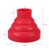 Fafeicy Collapsible Silicone Hair Dryer Diffuser Attachment, Red view 3