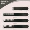 3-in-1 Folding Hair and Beard Comb, Black view 4