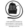 Ciieeo Rabbit Harness Set with Breathable Mesh, Durable Leash for Outdoor Walks, Black view 2
