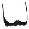 Women's Open-Bust Push-Up Underwire Bra with Transparent Lace view 3