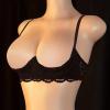 Women's Open-Bust Push-Up Underwire Bra with Transparent Lace view 4