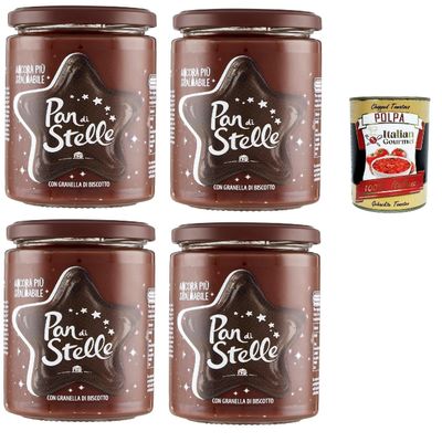 Italian Gourmet di Stelle Cocoa-Hazelnut Spread 4 x 380 g