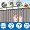 Stair Safety Net 55 x 157 in, Childproof Railing Net with Nylon Rope, Brown view 2
