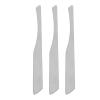 3-Piece Stainless Steel Double-Ended Makeup Spatula Set view 1