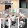 Stair Safety Net 100 x 280 cm, Child and Pet Guardrail Net with Nylon Rope, White view 4