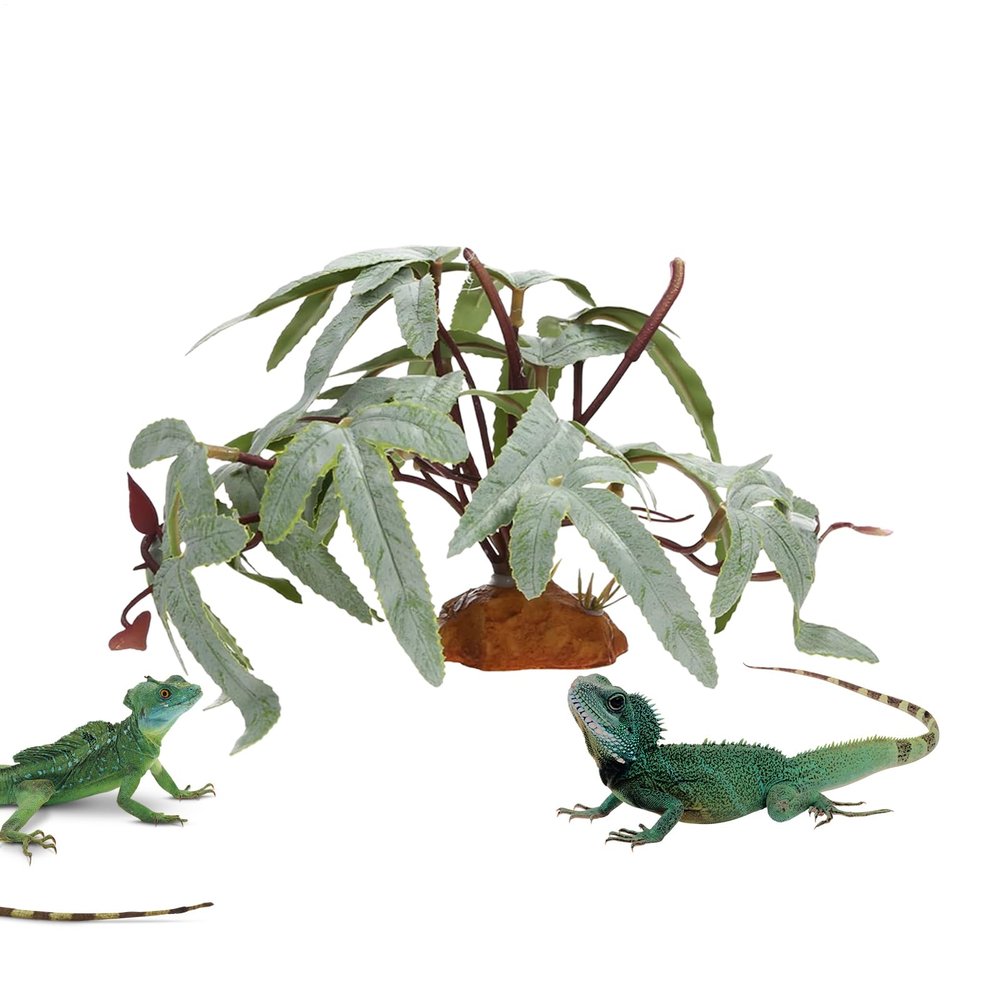 Terrarium Plants for Reptiles - Realistic Artificial Decoration