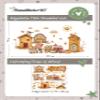 WandSticker4U Extra-Large Watercolor Farm Wall Decals for Kids’ Rooms (131 x 76 cm) view 3