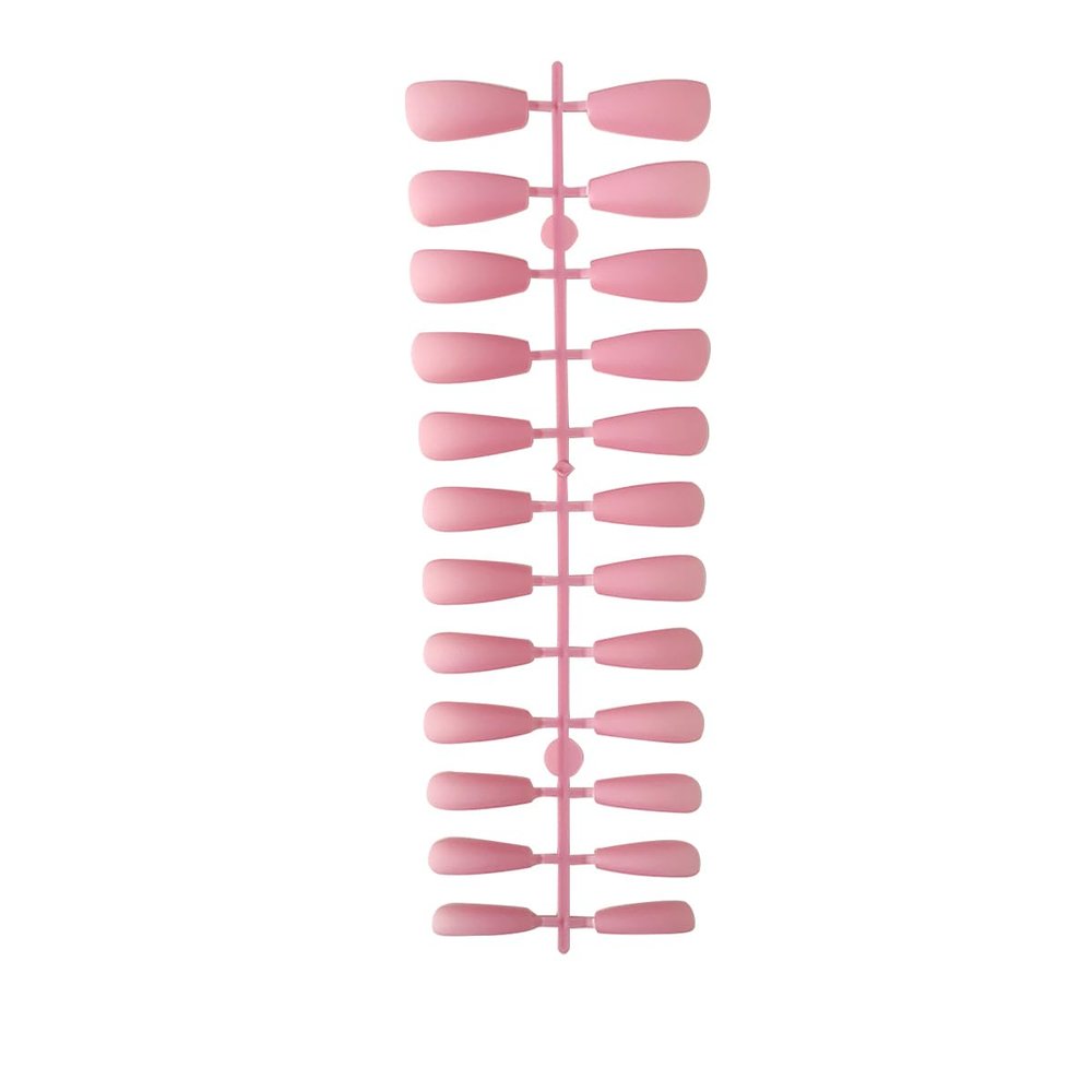QUXVUIS 1 Set Matte Full-Coverage Coffin Artificial Nails, Type 5