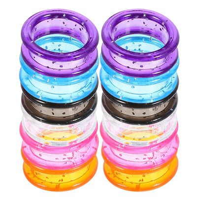 jojofuny 12 Silicone Scissor Finger Rings