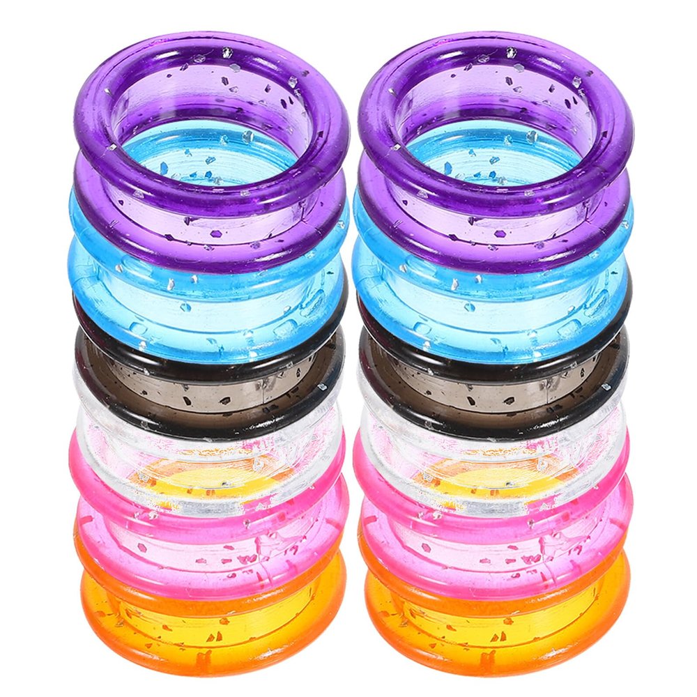 jojofuny 12 Silicone Scissor Finger Rings