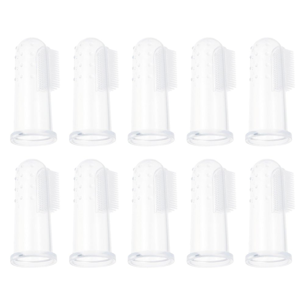UTHCLO 10 Pack Silicone Finger Toothbrushes for Pets