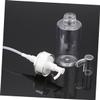 Homoyoyo 3-Piece Empty Acrylic Pump Bottles, Refillable Lotion Dispensers, Clear, Leakproof, Portable for Travel and Outdoor Use view 3