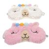 TEHAUX 2-Pack Animal-Shaped Soft Cashmere Sleep Masks, Light-Blocking, Random Color view 1