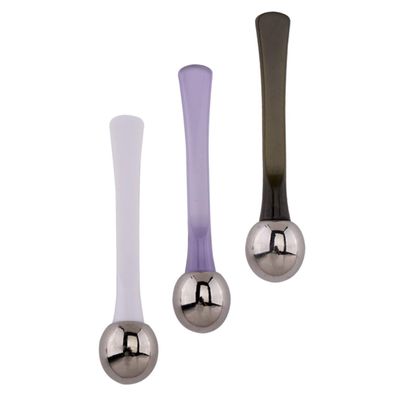 Zinc Alloy Eye Cream Spoons, 3-Piece Set for Eye Massage