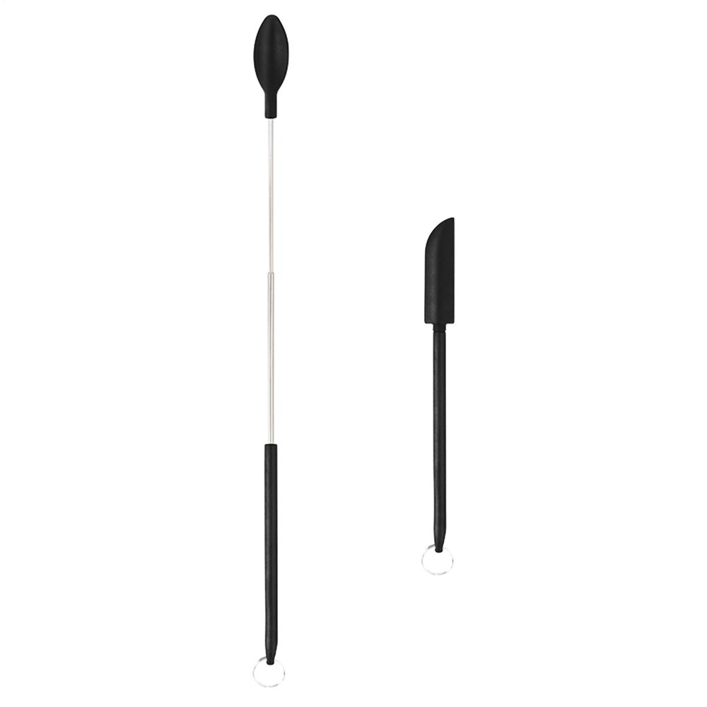 Mini Silicone Scraper Set, 2 Sizes, Makeup Spatula, Cosmetic Spatulas