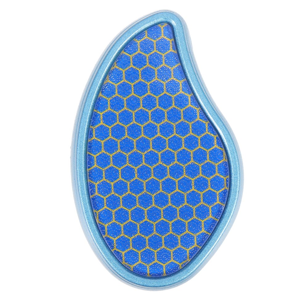 Manual Foot File for Removing Dead Skin, Blue, ABS Glass