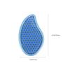 Manual Foot File for Removing Dead Skin, Blue, ABS Glass view 2