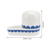 Veemoon Ceramic Water Bowl for Rabbits and Small Pets view 2